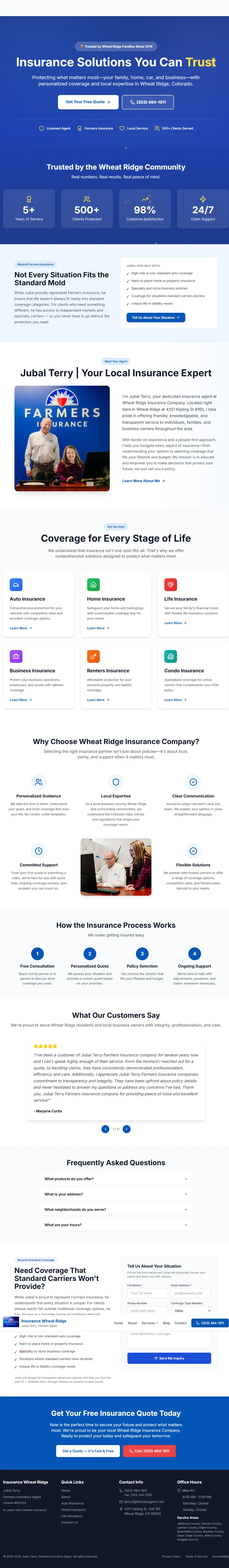Insurance Wheatridge homepage